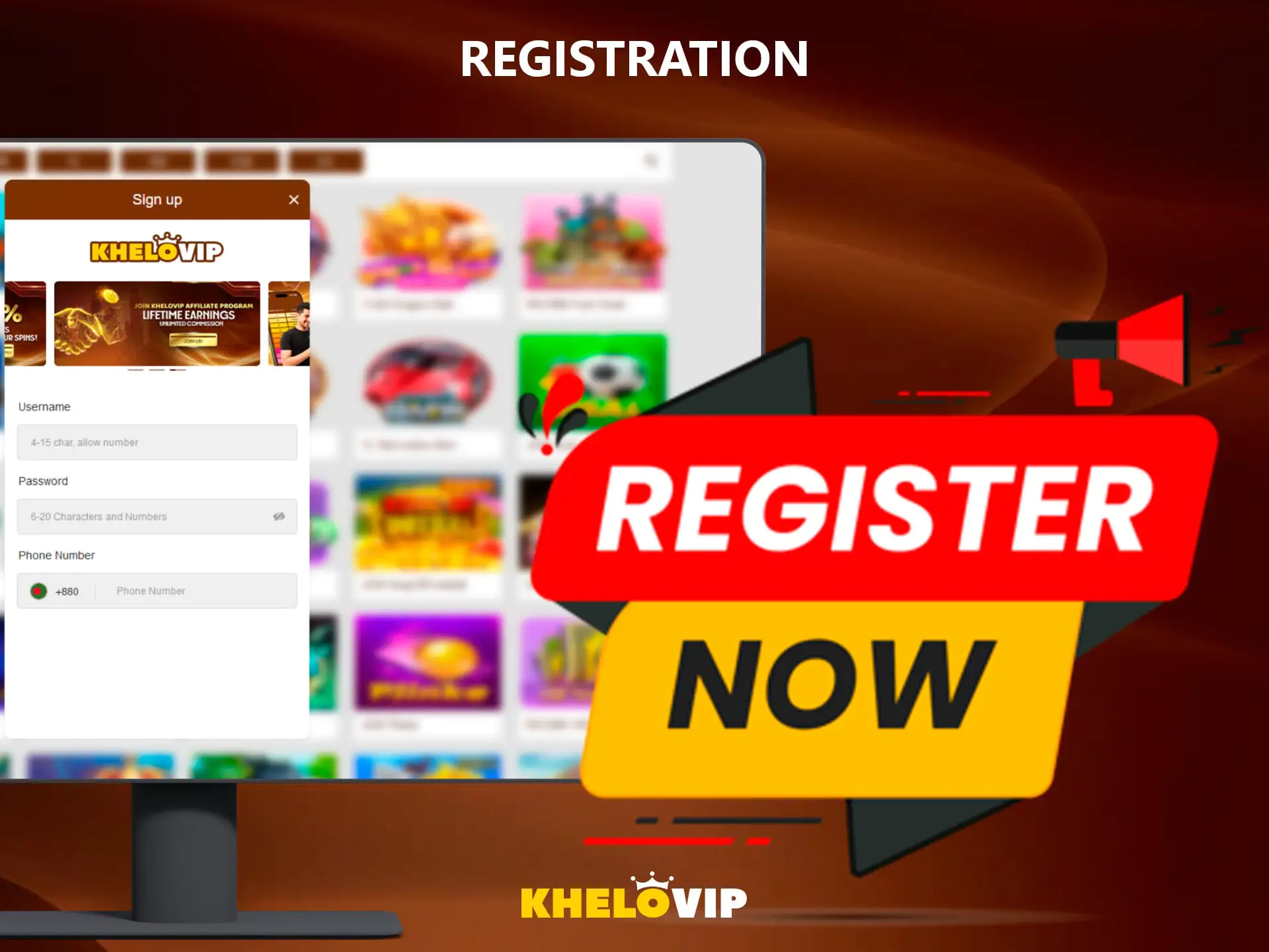 Registering on the KheloVIP platform opens up many prospects for you to win