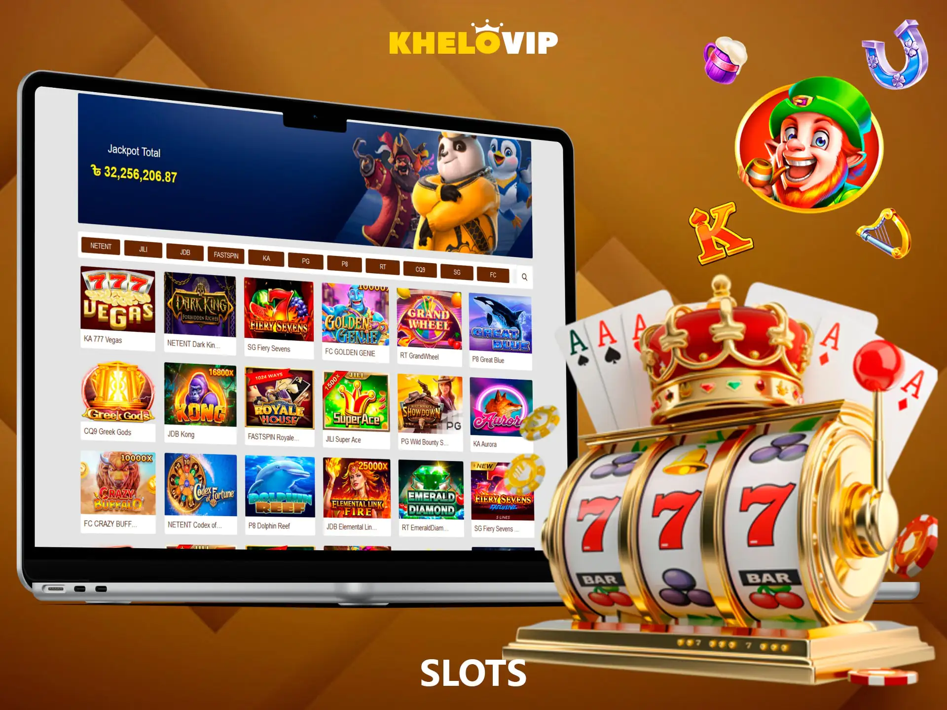 Slots fans at KheloVIP will find a large assortment of over 1,000 slots to suit all tastes 